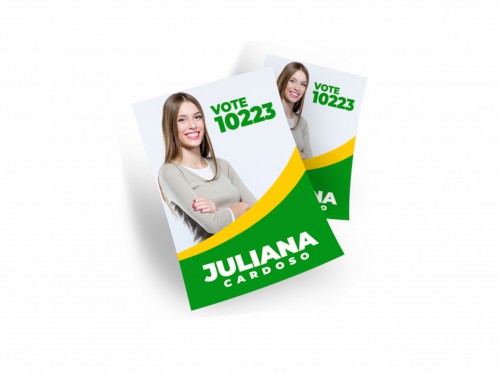 Santinhos - (Eleições 2026) A partir de 10.000 unds.