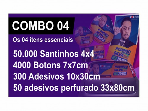 Combo Kit Promocional 04 Premium (ELEIÇÕES)