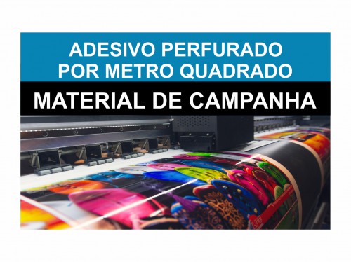 Adesivo Vinil Perfurado  (Por metro quadrado)