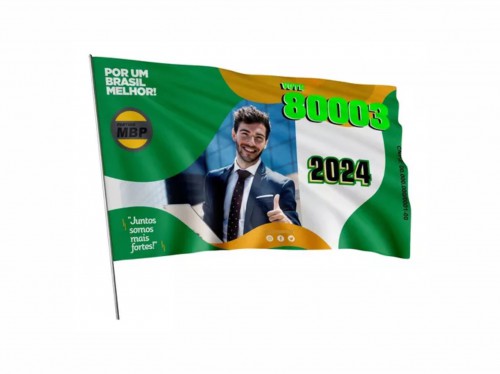 Bandeira em tecido Sublimação 70x100cm