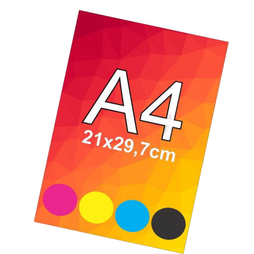 Impressão A4 (21x30 cm) Frente/Verso | SUFITE 120g