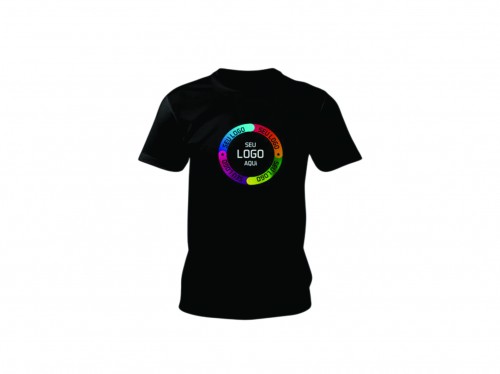 Camisa Preta (Algodão) Entrega Rápida